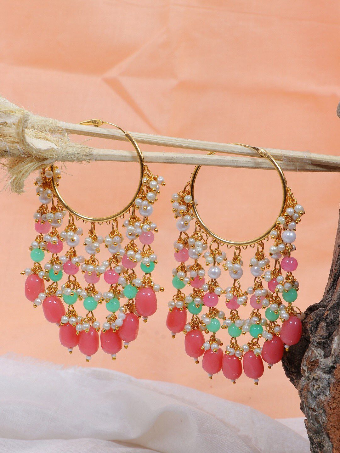 Crunchy Fashion Multicoloured Contemporary Drop Earrings Price in India