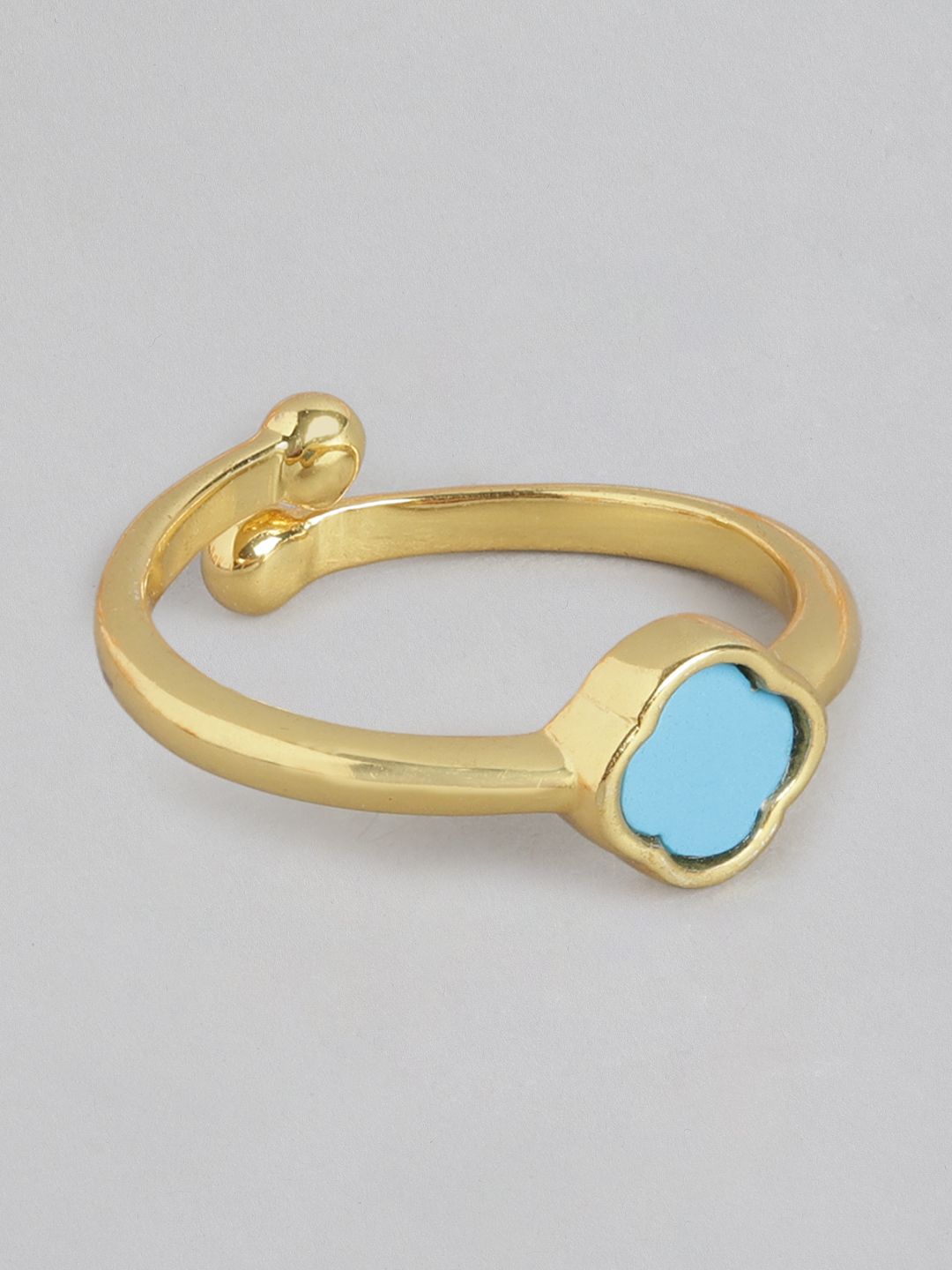 Carlton London Gold-Plated Adjustable Ring Price in India