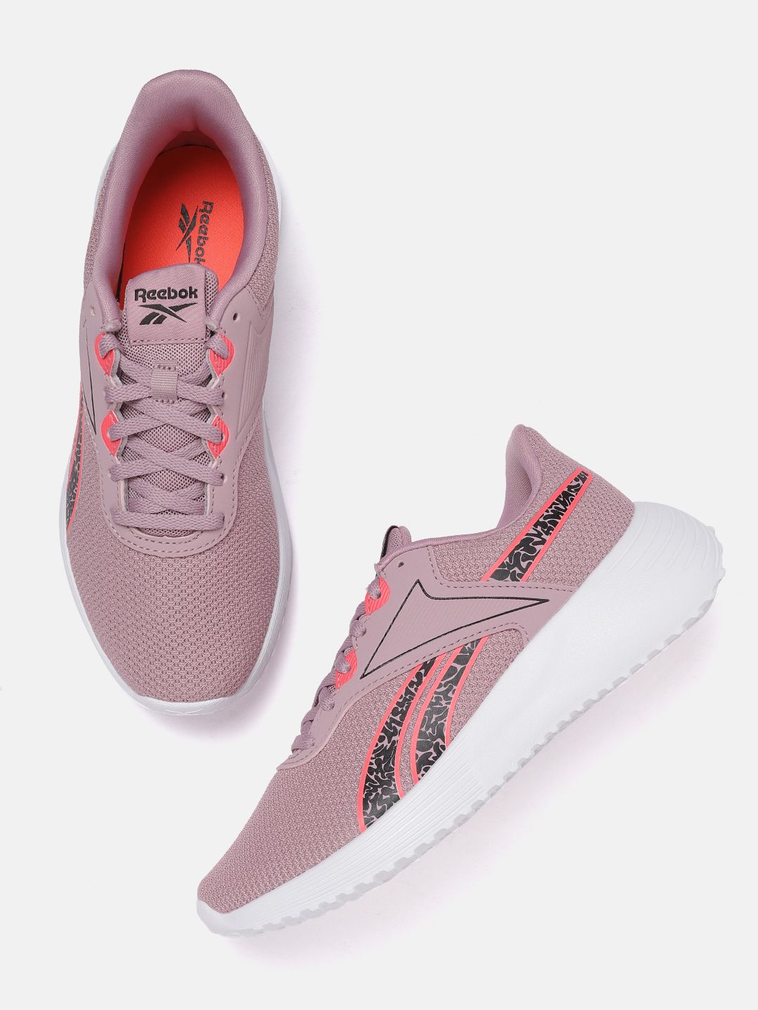 Reebok Women Mauve Woven Design Lite 3.0 Running Shoes Price in India