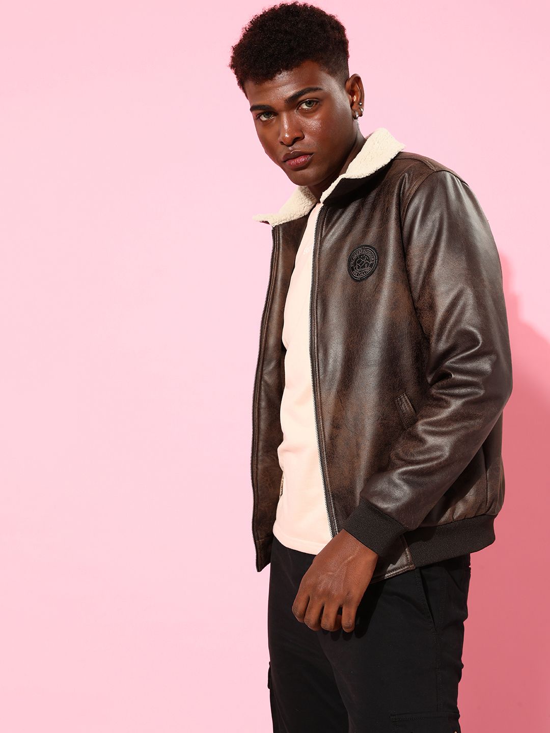 Buy The Roadster Lifestyle Co. Men Solid Bomber Jacket - Jackets