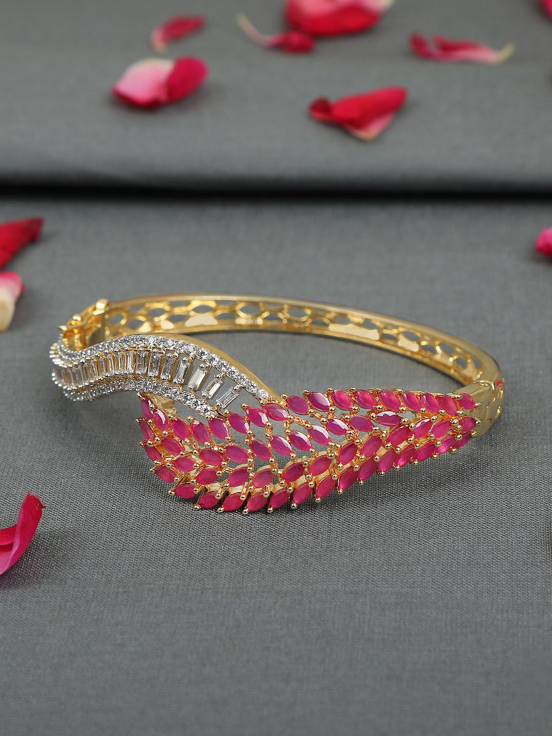 AccessHer Women Gold Bracelet Price in India