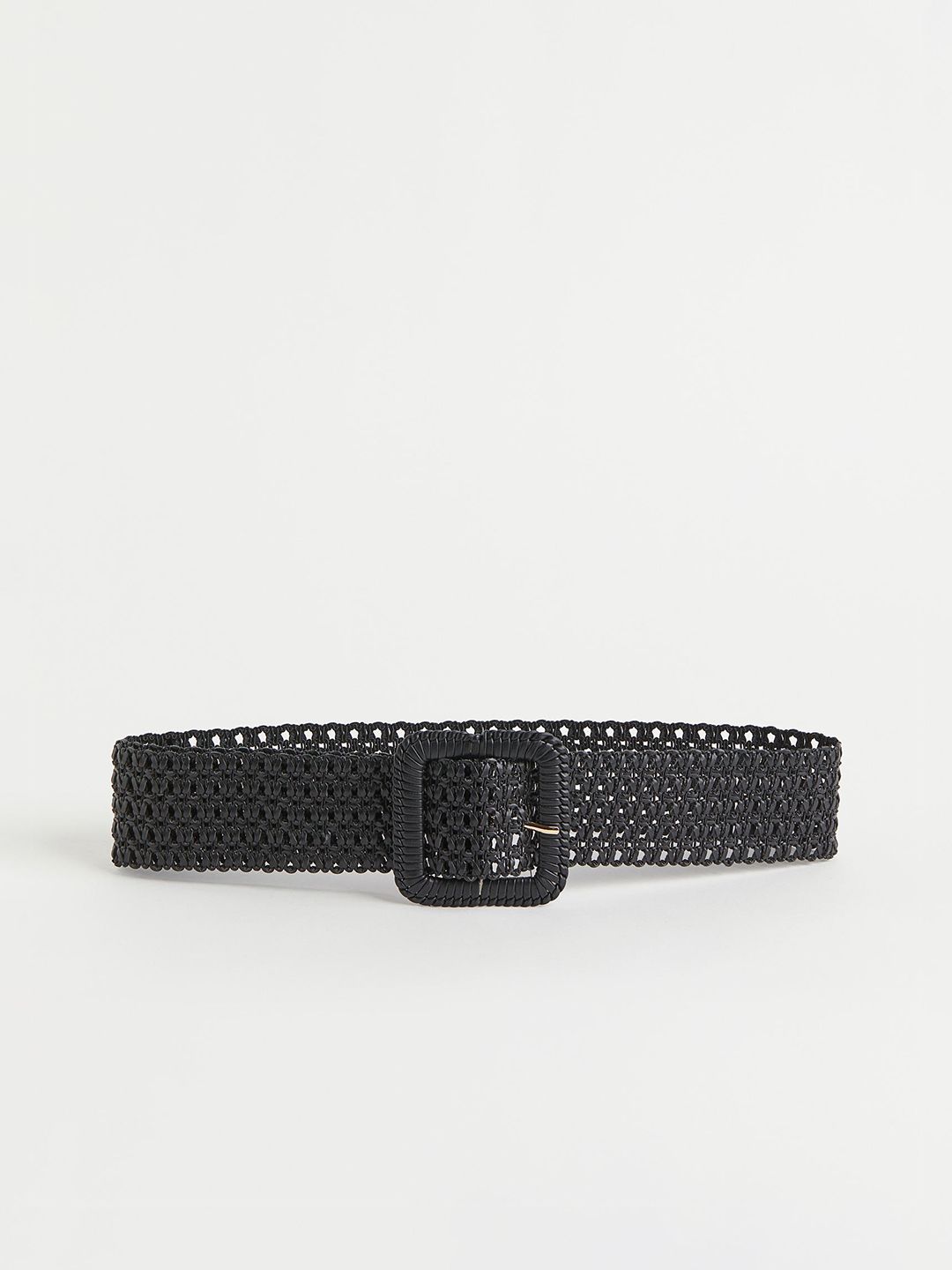 H&M Women Black Braided waist belt Price in India