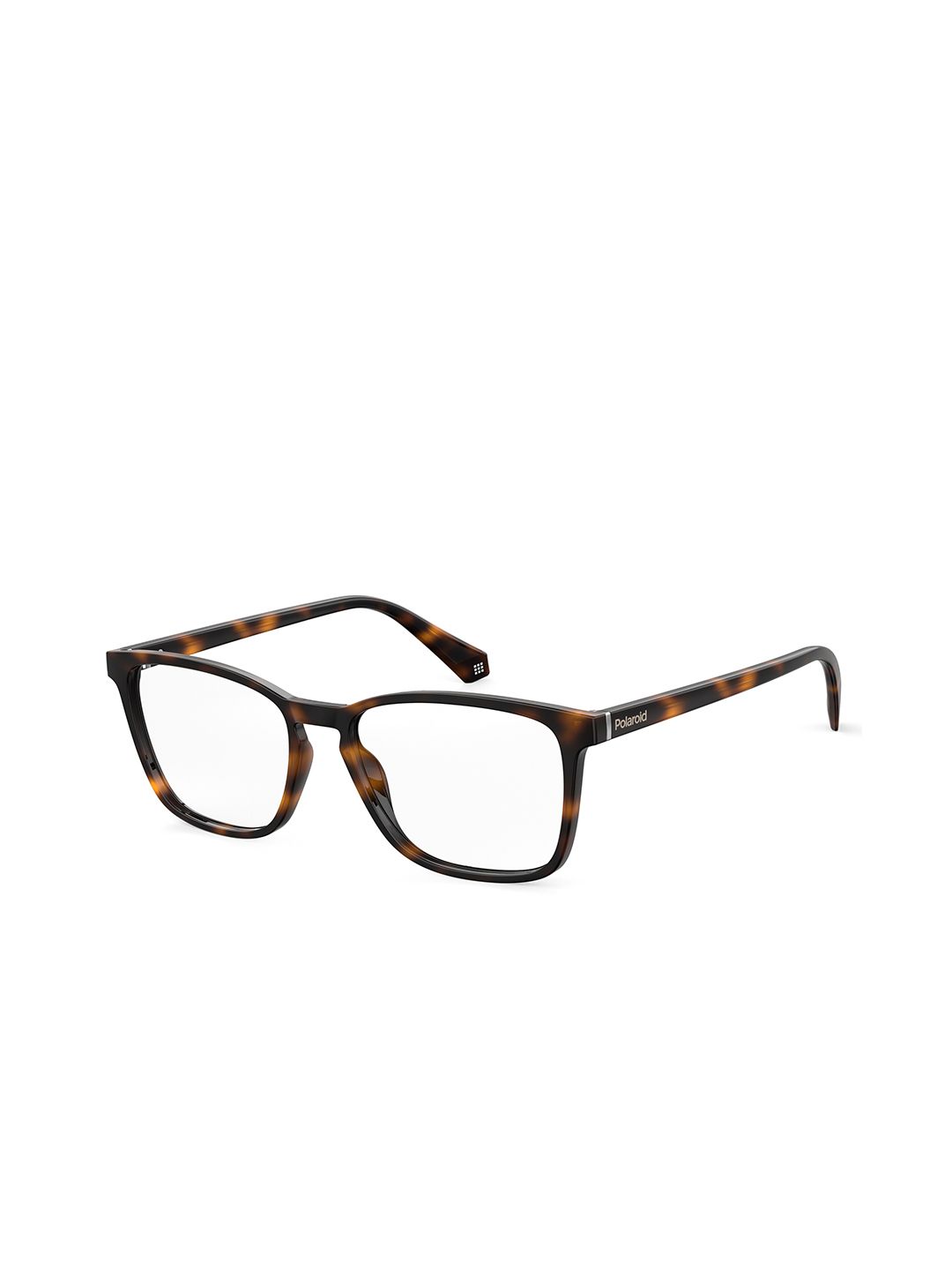 Polaroid Unisex Clear Lens & Black Square Sunglasses Price in India