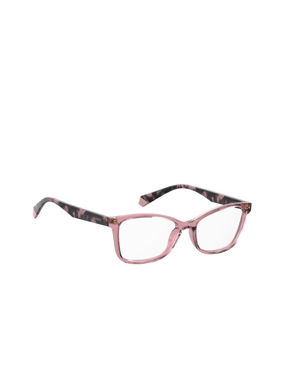 Polaroid Women Clear Lens & Pink Wayfarer Sunglasses Price in India