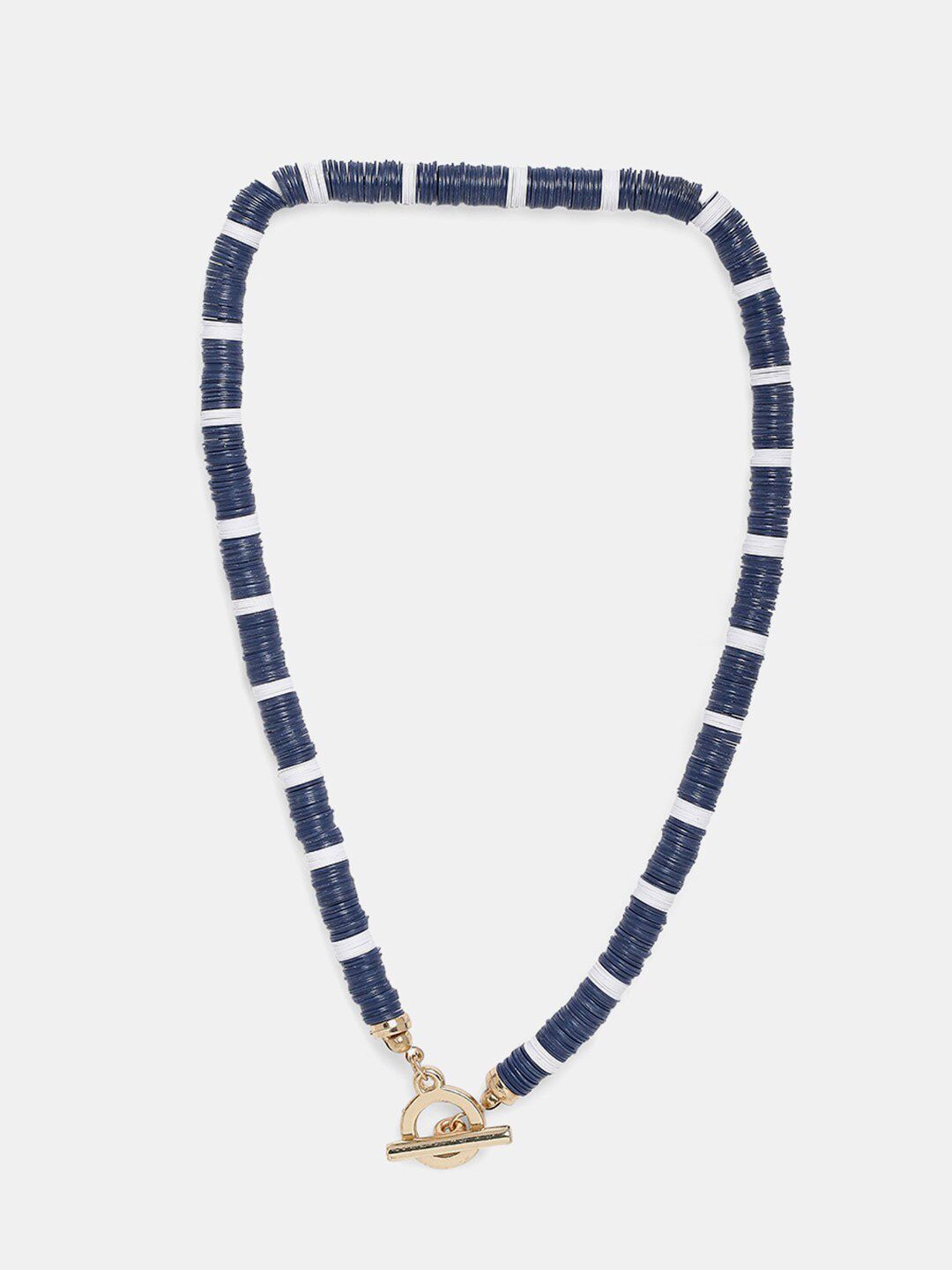 20Dresses Blue & Gold-Toned Necklace Price in India