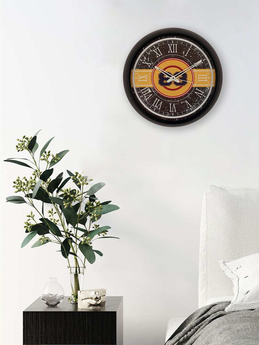 Athome by Nilkamal Unisex Grey Clocks Price in India