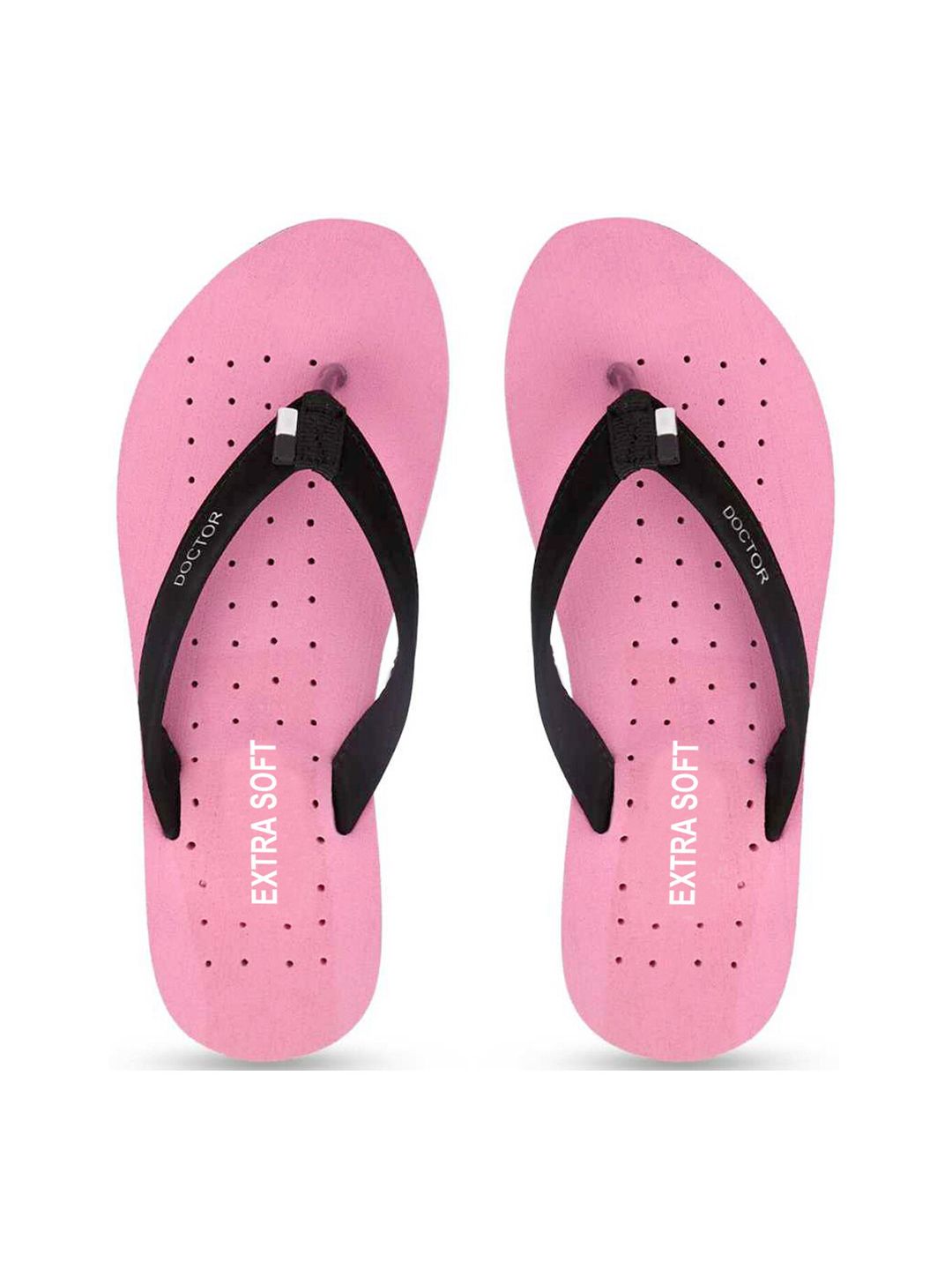 Cogner Women Pink & Black Room Slippers Price in India