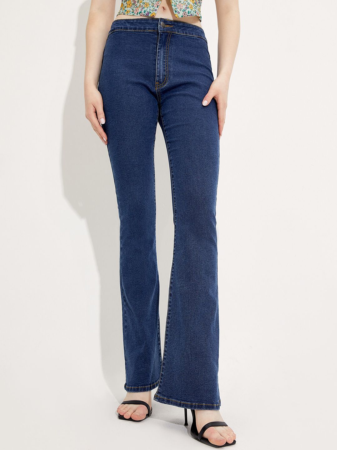 URBANIC Women Navy Blue Jeans Price in India