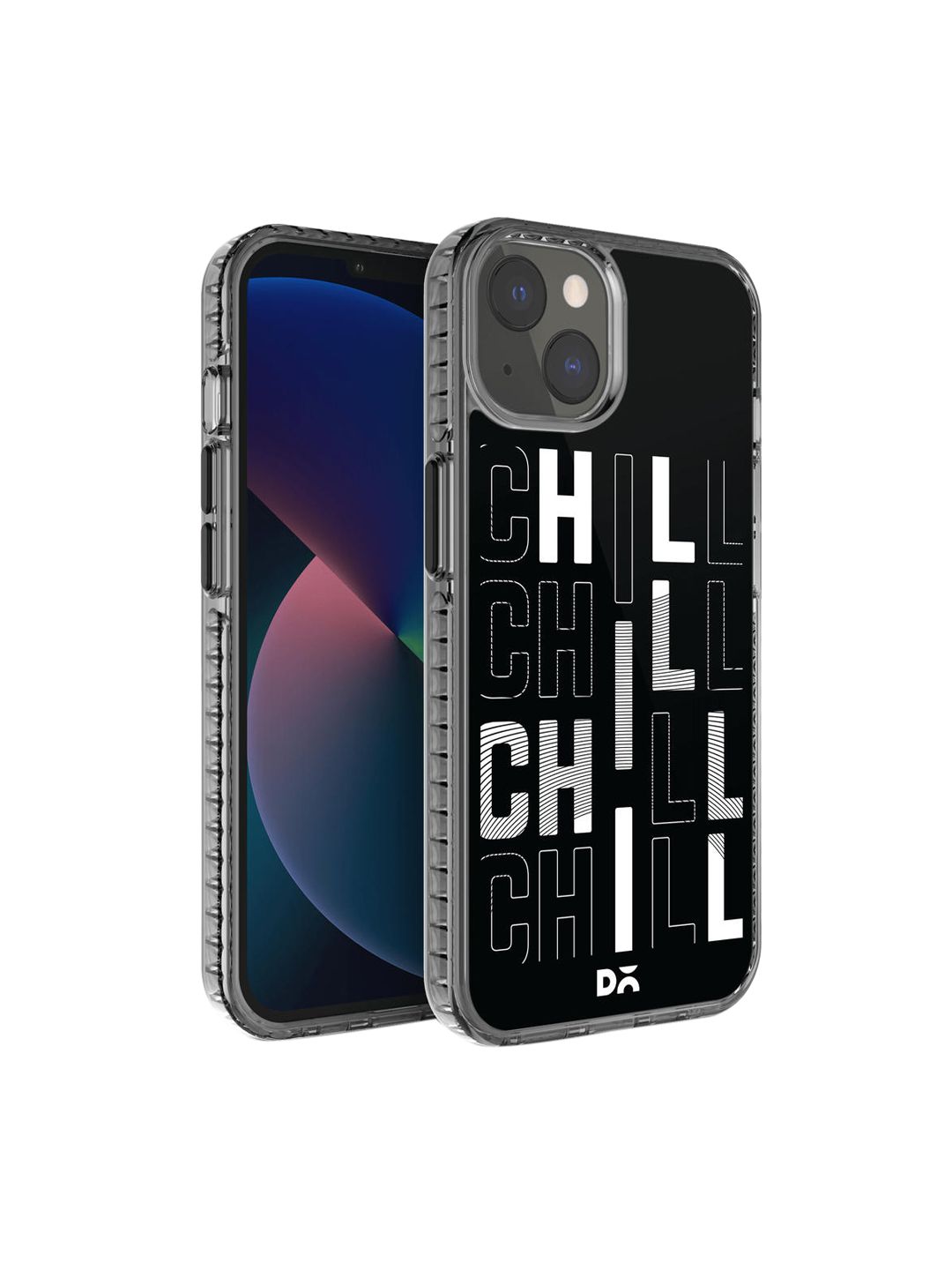 DailyObjects Black & White Printed Lets Chill iPhone 13 Phone Case