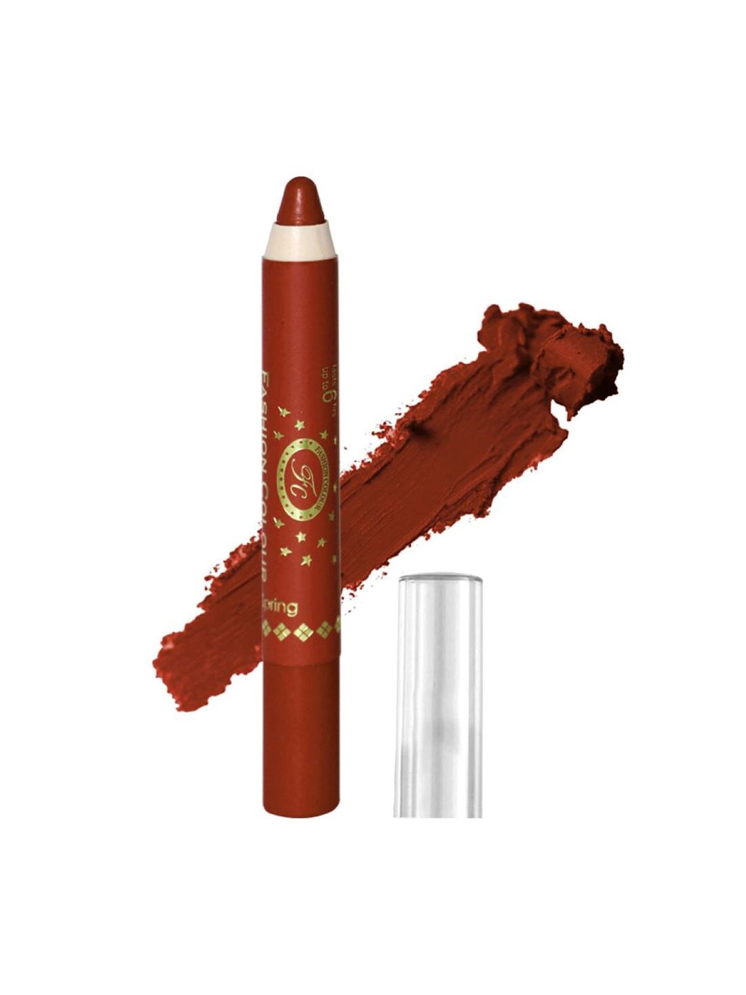 Fashion Colour Ultra Matte Waterproof Lip Crayon with Sharpener 2.8 g - Caramel 06 Price in India