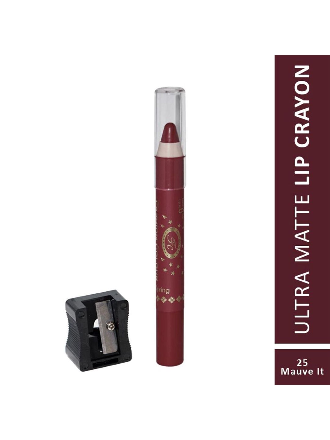 Fashion Colour Waterproof Long Lasting Ultra Matte Lip Crayon - Mauve It 25 Price in India