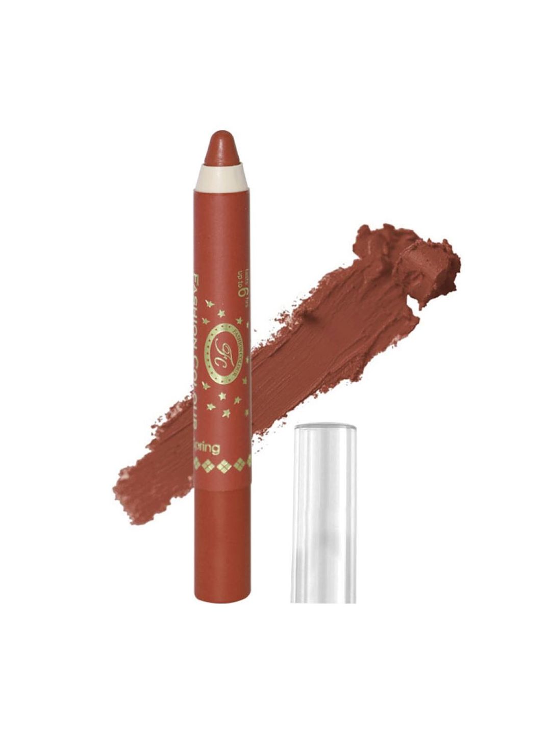 Fashion Colour Women Ultra Matte Waterproof Lip Crayon with Sharpener 2.8g -Rose Butter 20 Price in India