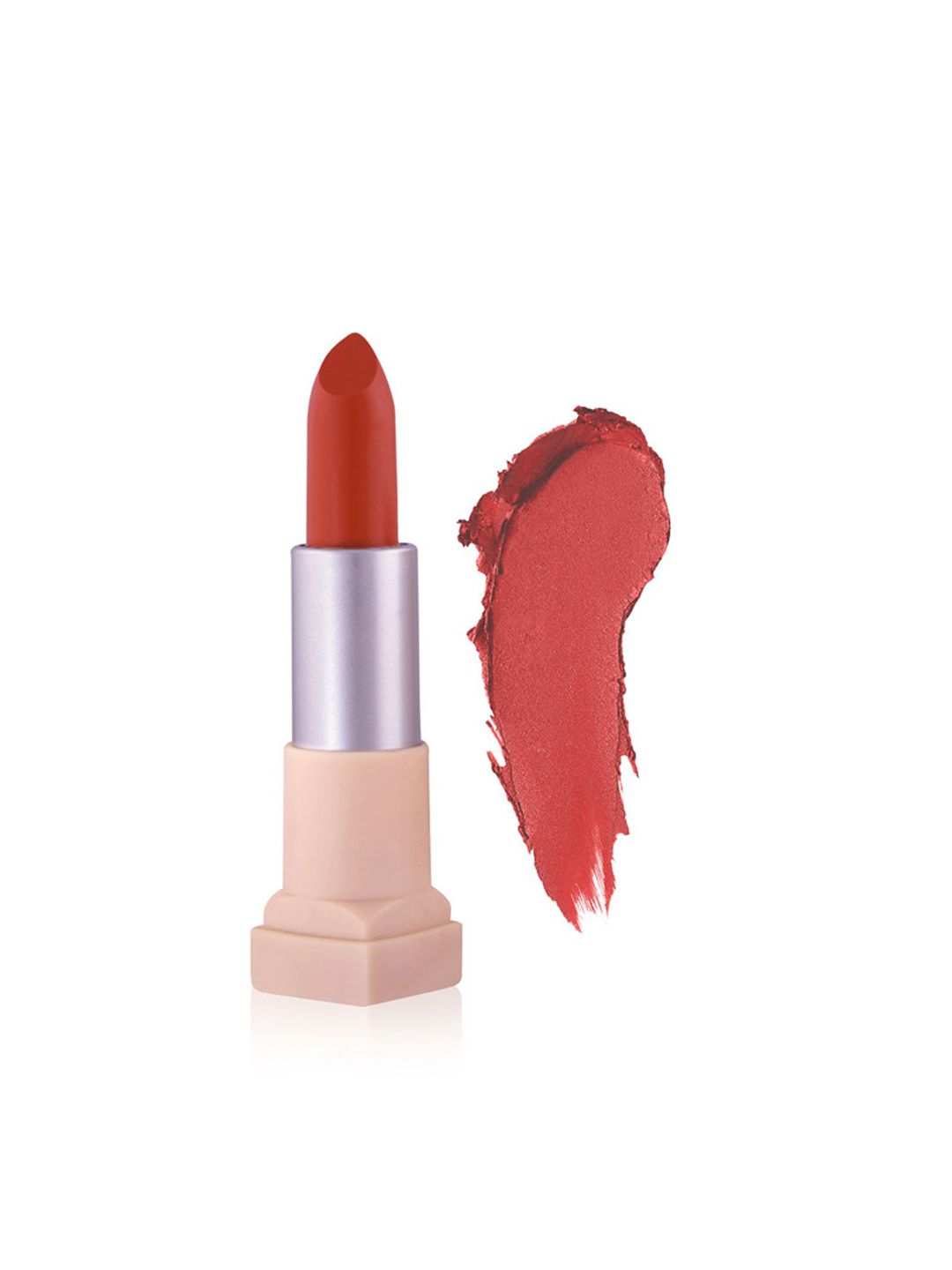 Fashion Colour Vivid Matte Velvet Texture Lipstick - Orange Red 13 Price in India