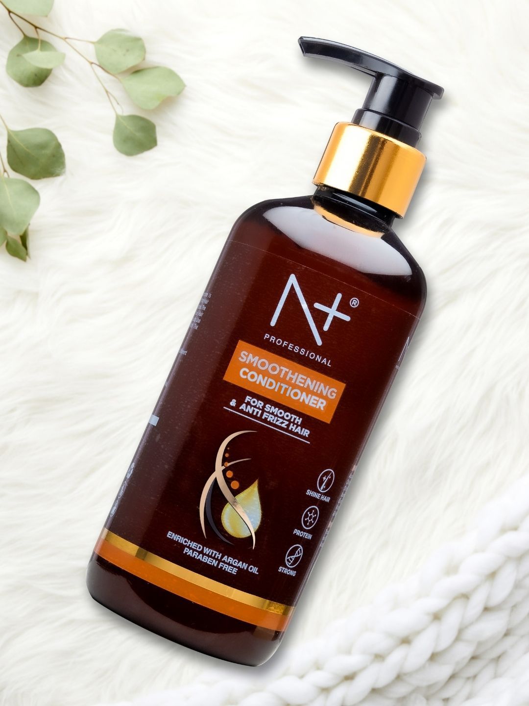 N Plus Professional Smoothening Conditioner with Argan Oil for Anti-Frizz Hair - 300ml Price in India