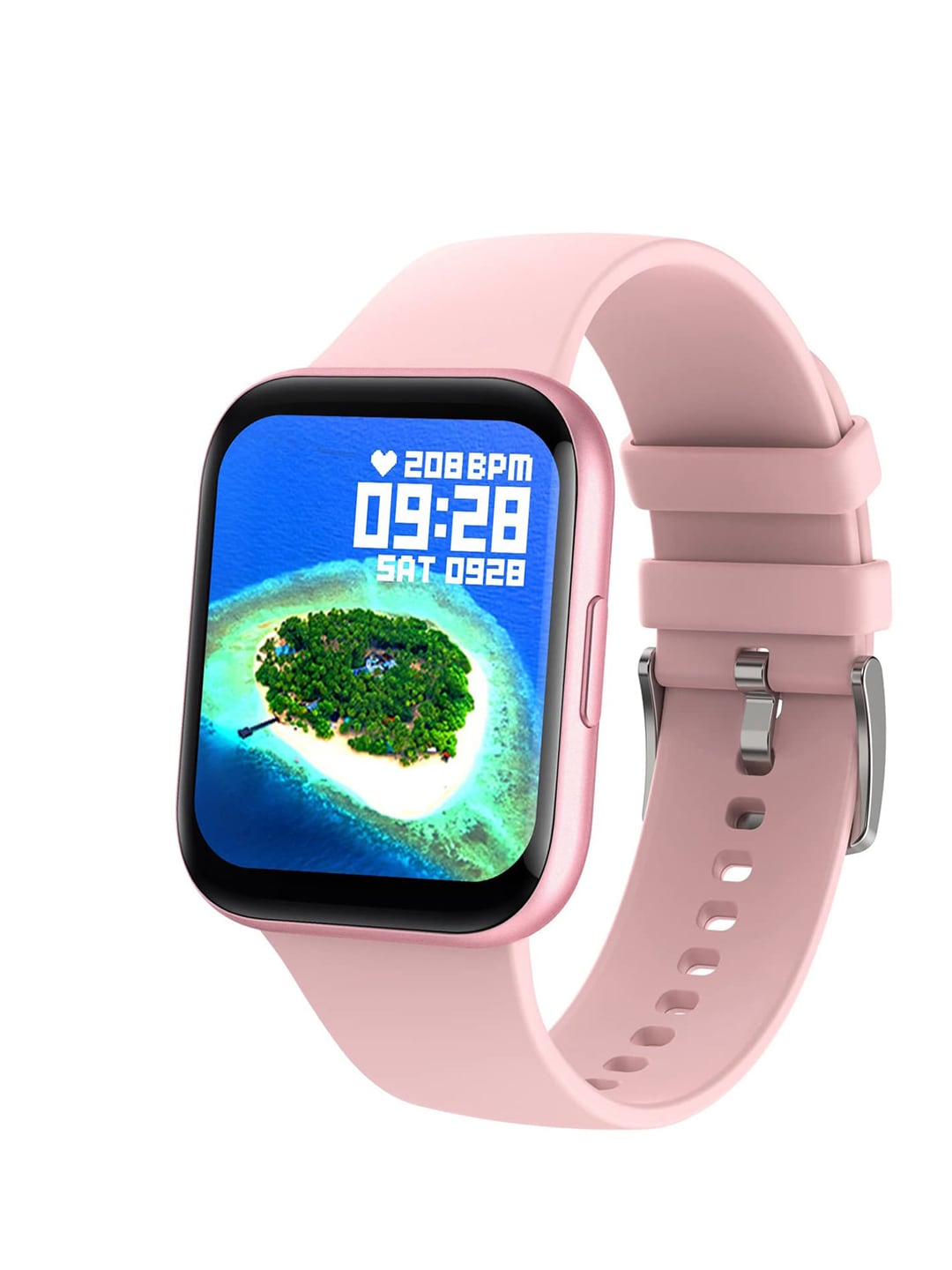 bfit Pink ACEX Spo2 IP68 Waterproof Smart Watch ACEX-RGLD Price in India