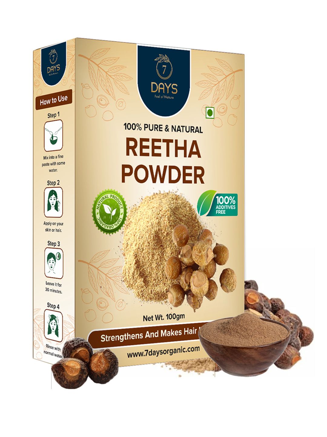 7 DAYS Natural & Gluten Free Hibiscus Powder 100gm