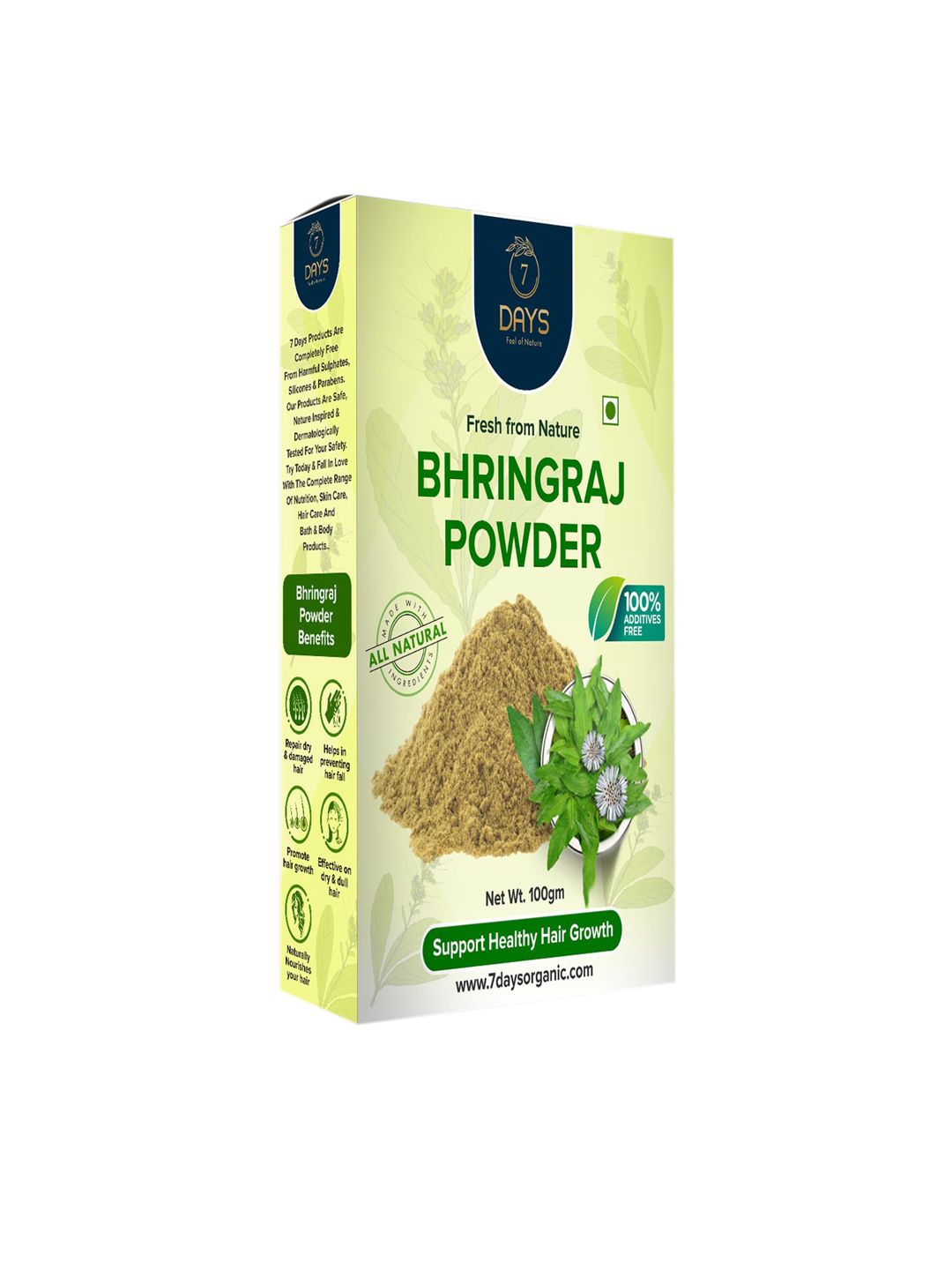 7 DAYS Bhringraj Powder 100gm Price in India