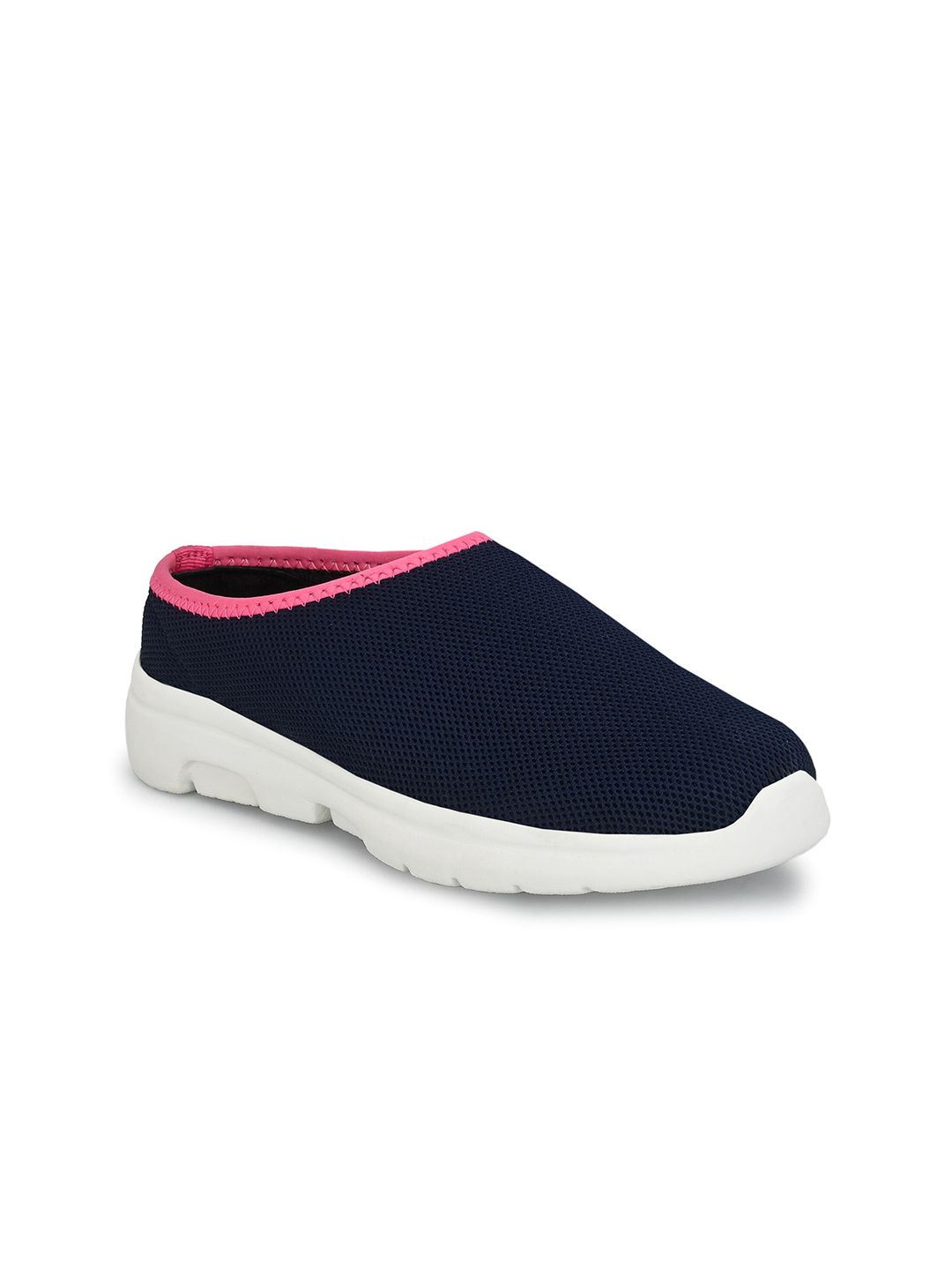 Yuuki Women Navy Blue Mesh Walking Non-Marking Shoes Price in India