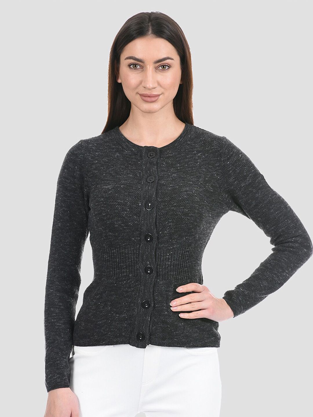 PORTOBELLO Women Black Cardigan Price in India