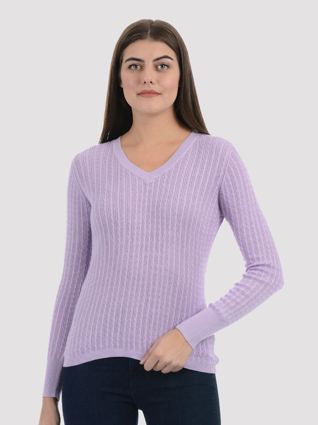 PORTOBELLO Women Purple Pullover Price in India
