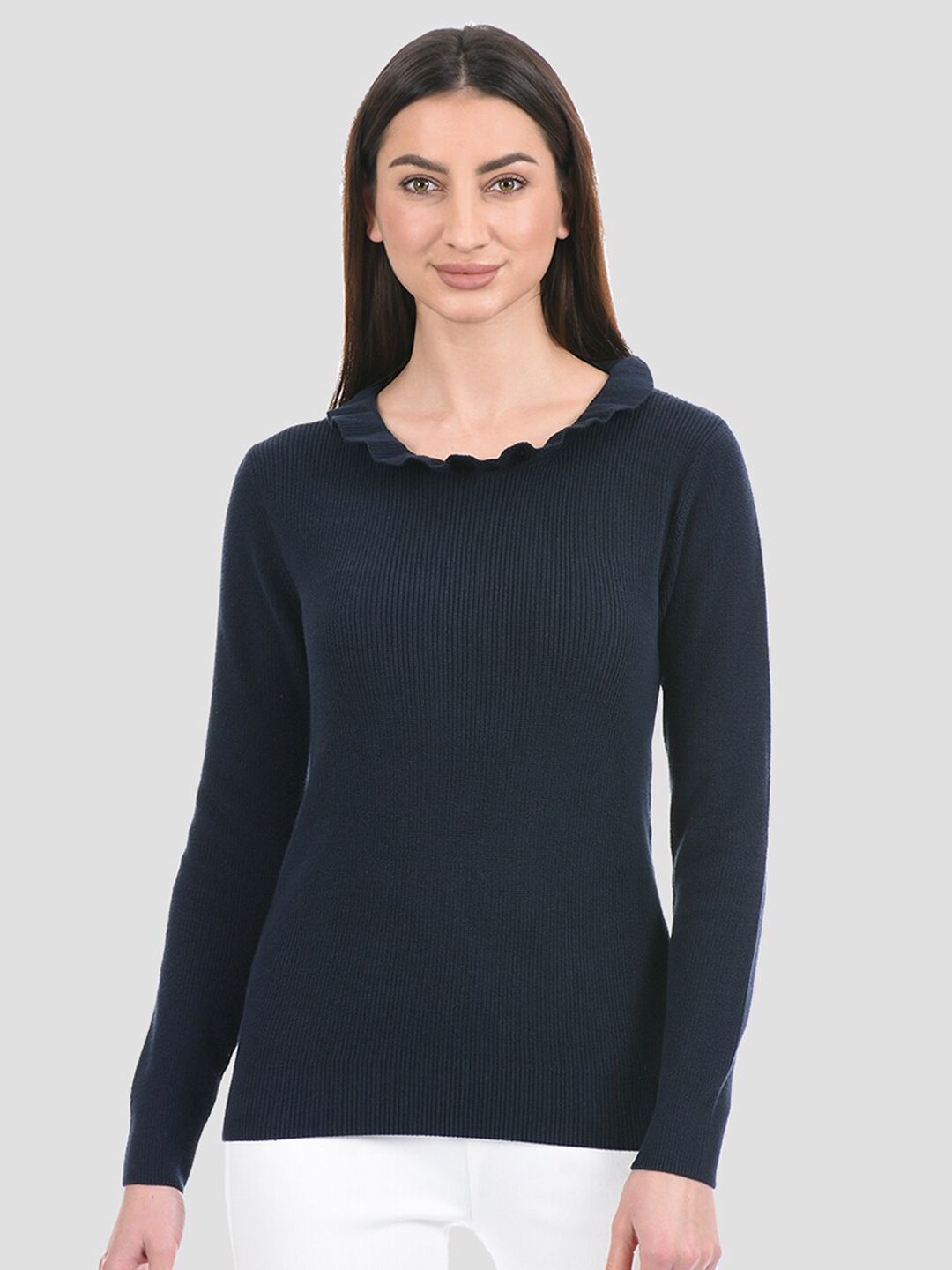 PORTOBELLO Women Blue Pullover Price in India