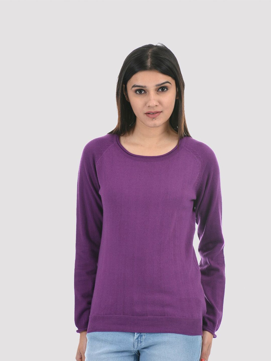 PORTOBELLO Women Purple Pullover Price in India