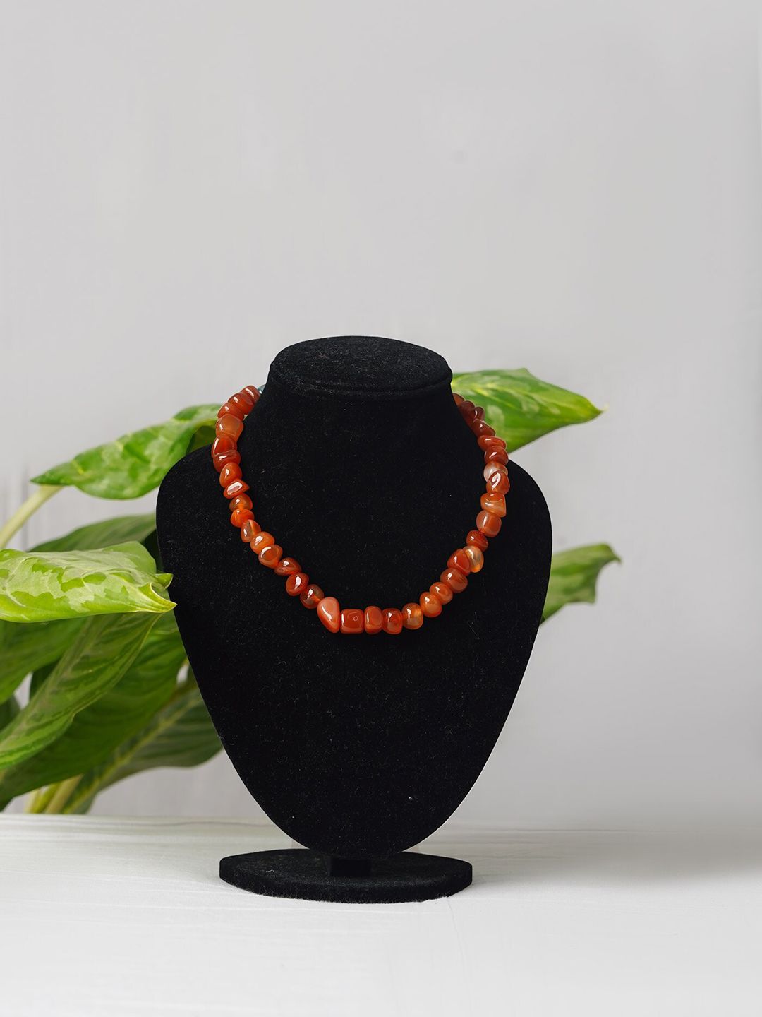 Unnati Silks Red Beads Necklace Price in India