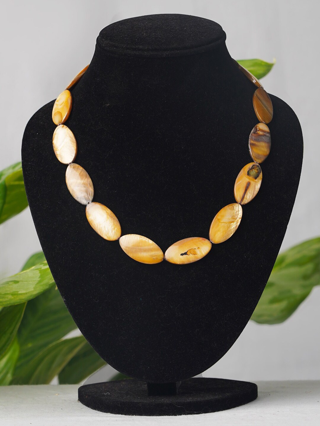Unnati Silks Yellow Beaded Necklace Price in India