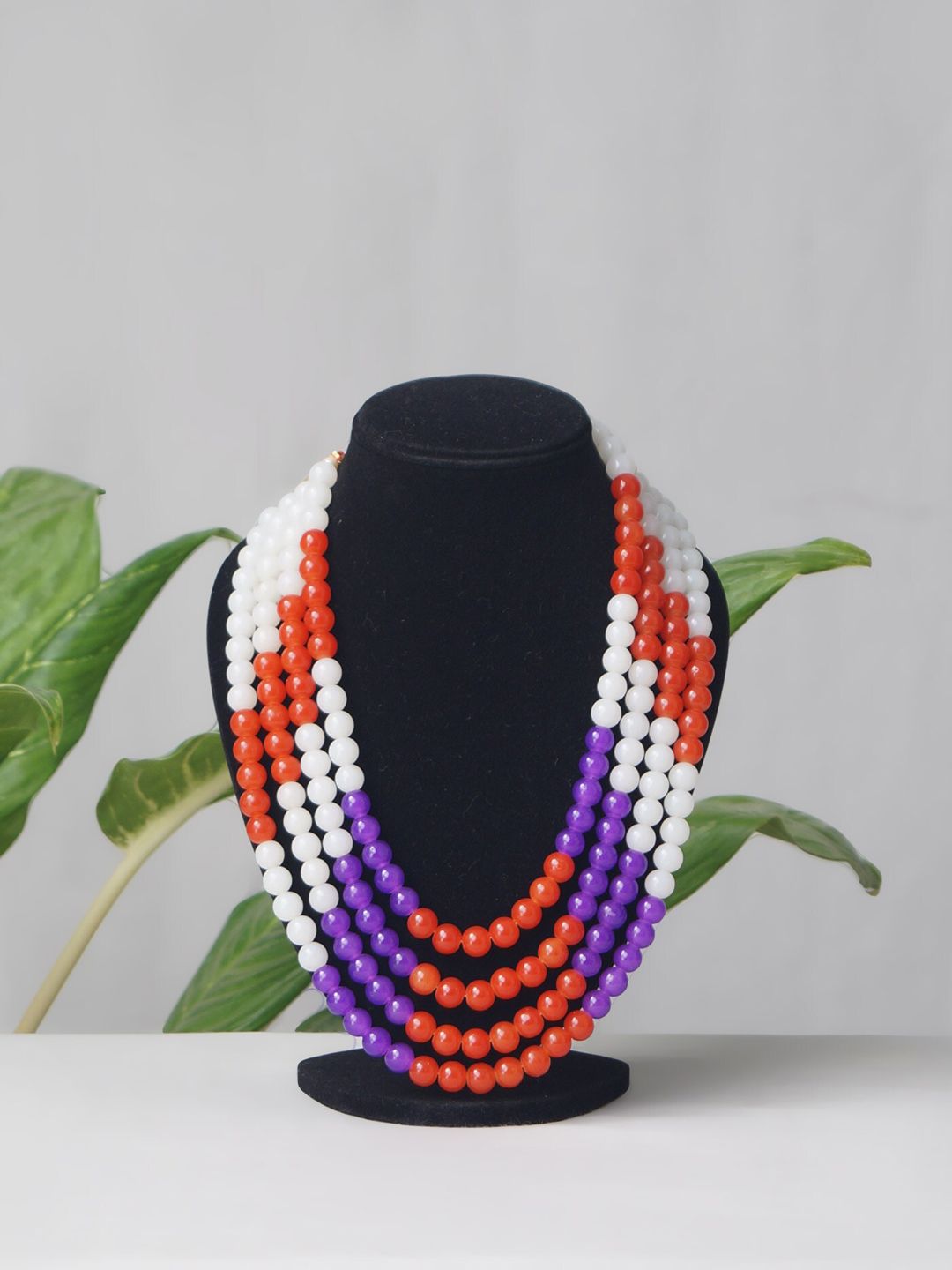 Unnati Silks Multicoloured Layered Necklace Price in India