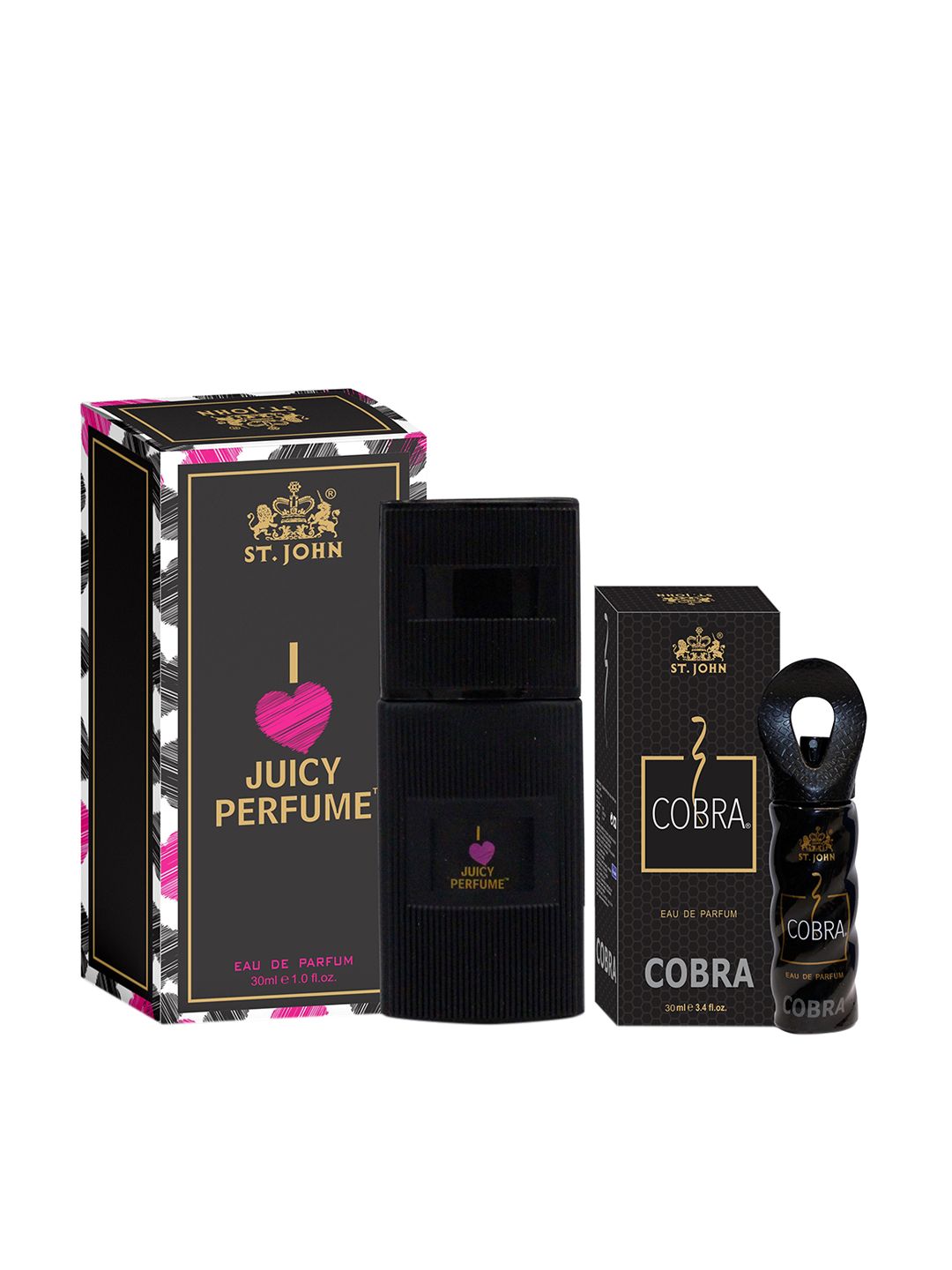 St. John Set of I Love Juicy Perfume & Cobra Eau De Parfum - 30 ml Each Price in India