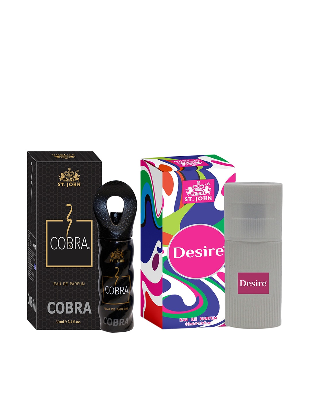 St. John Set of Cobra & Desire Eau De Parfum 30 ml Each Price in India
