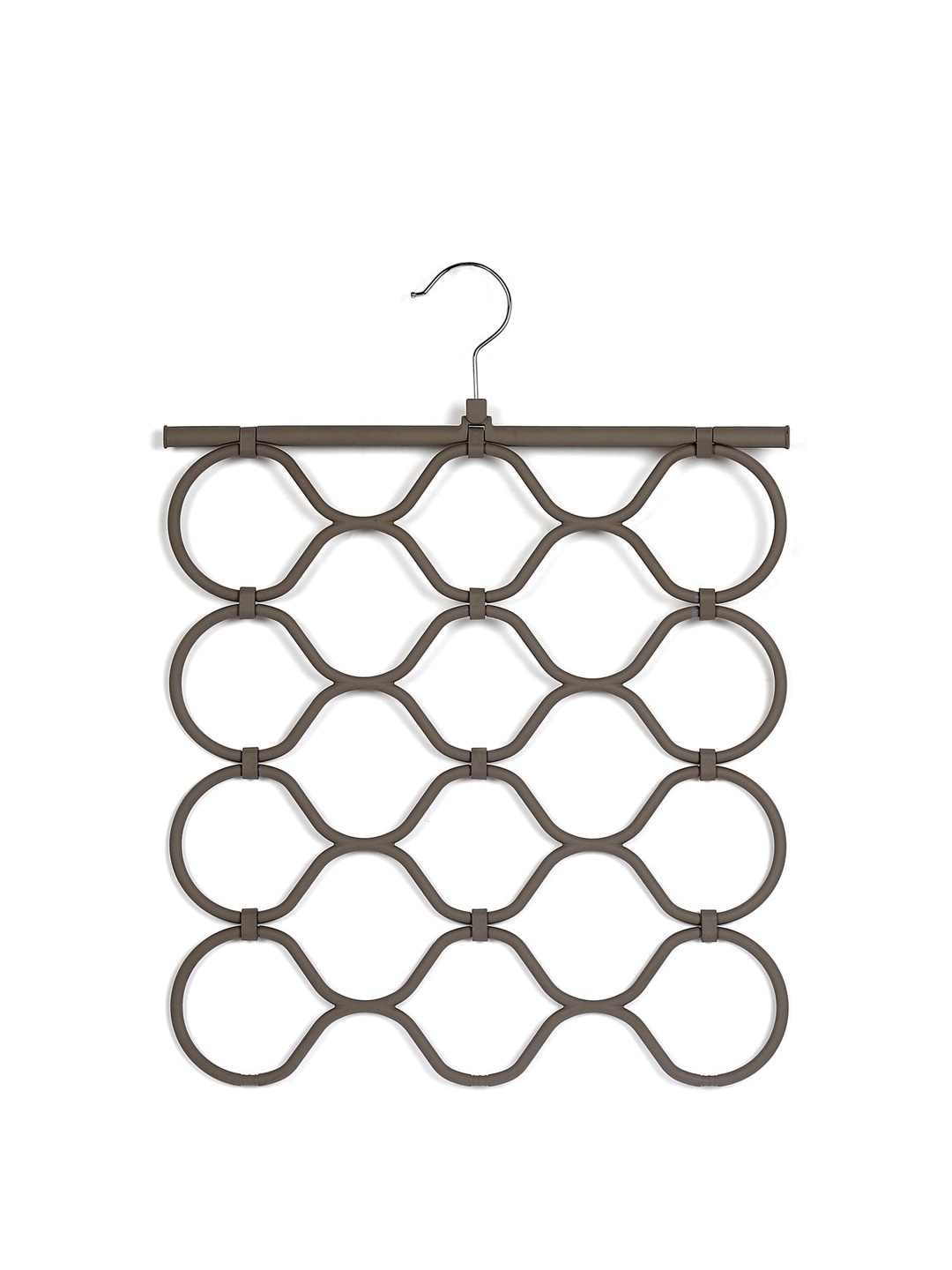 Athome by Nilkamal Grey 4 Layers Foldable Scarf Hanger Price in India