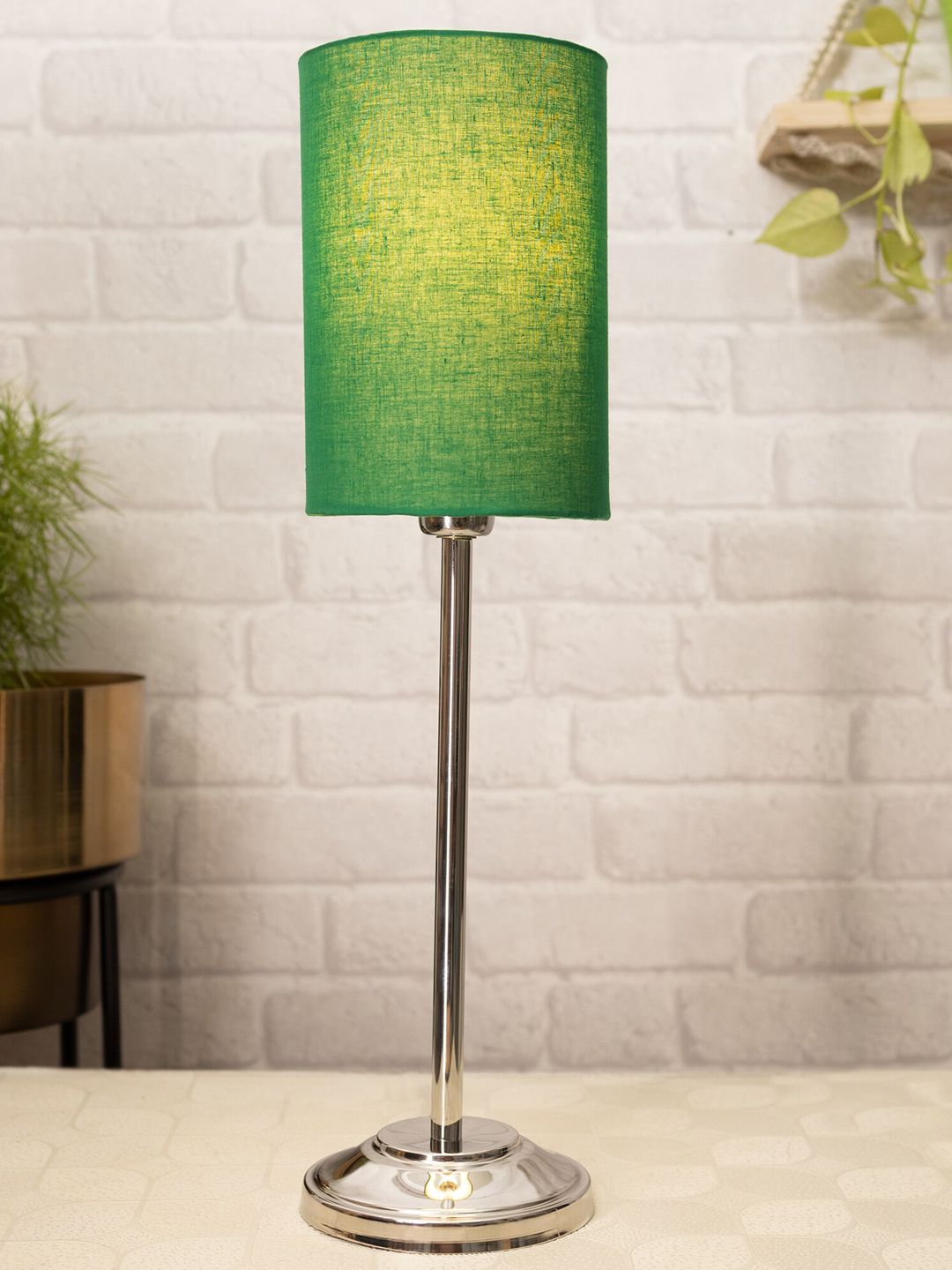 Homesake Green Solid Basic Table Lamps Price in India