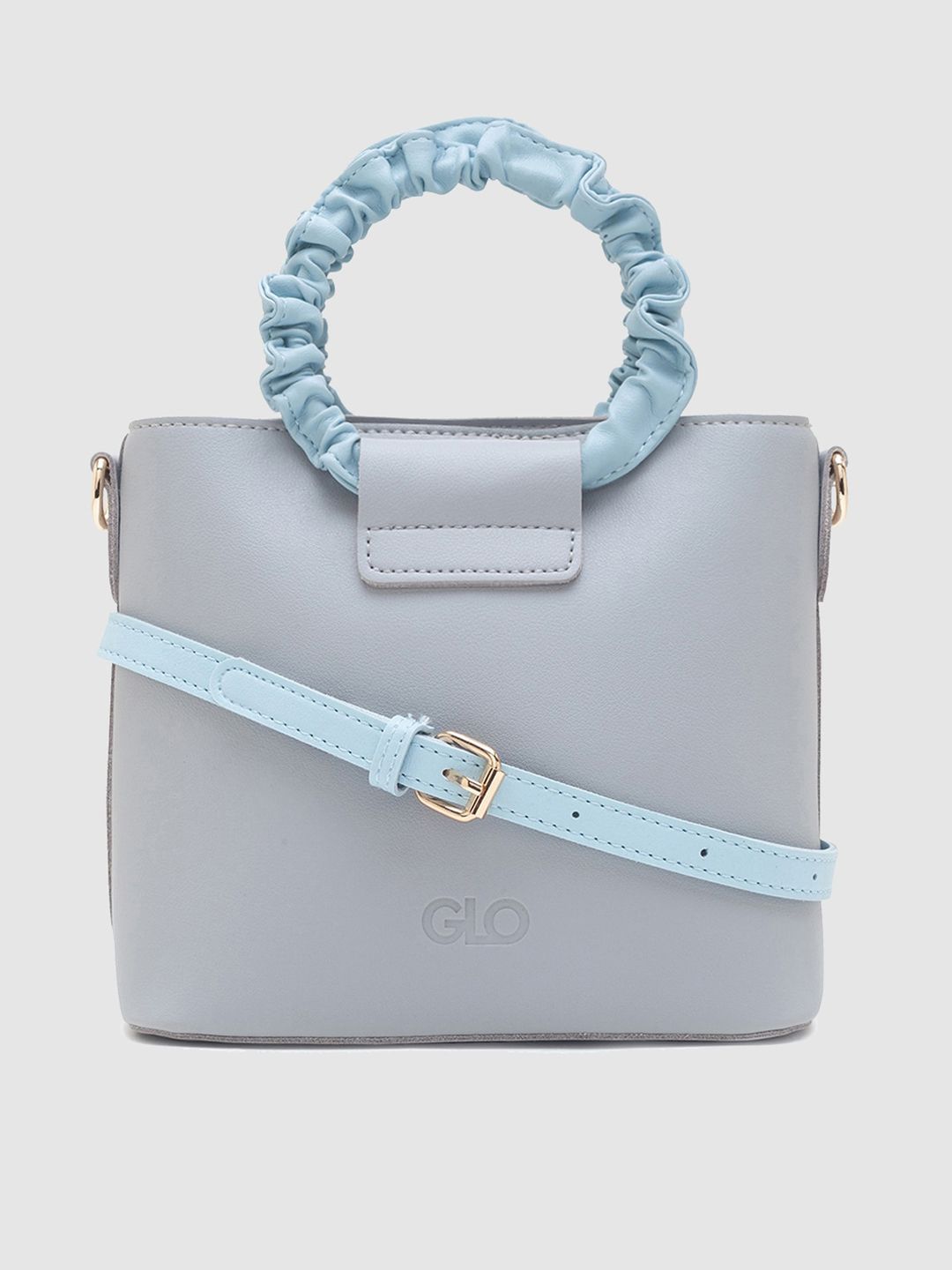 Globus Grey PU Shopper Satchel Price in India