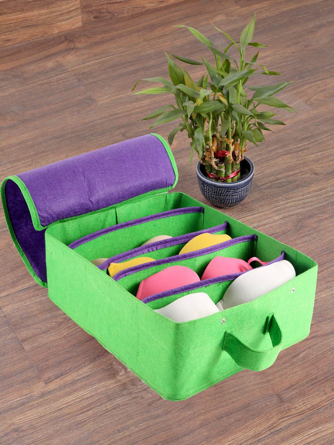 My Gift Booth Green Solid Foldable Lingerie Organisers Price in India