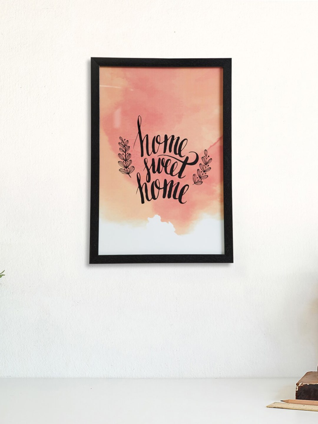 Home Centre Peach Printed Glass Picture Frame Price in India