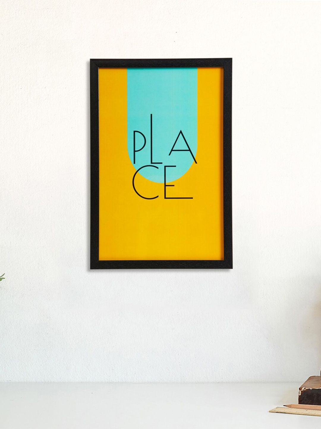 Home Centre Yellow Place Printed Glass Picture Frame Price in India