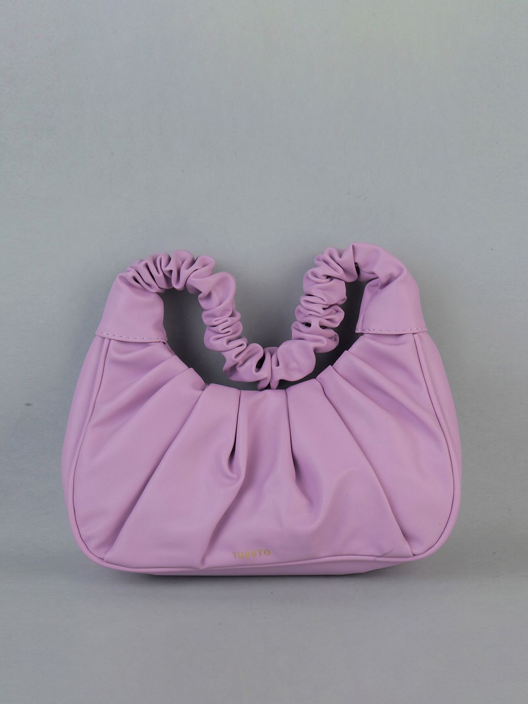 THESTO Purple Floral PU Structured Sling Bag Price in India