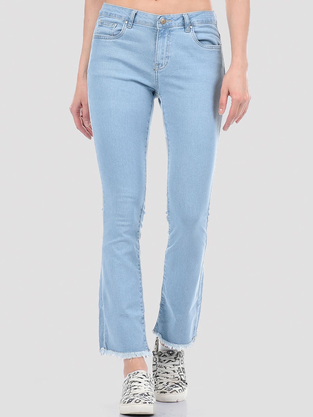 TALIA Women Blue Bootcut Stretchable Jeans