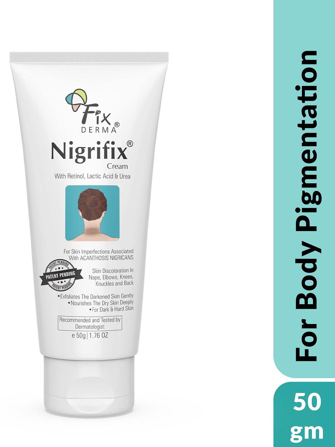 FIXDERMA Nigrifix Cream for Acanthosis Nigricans For Dark Neck & Ankles - 50g