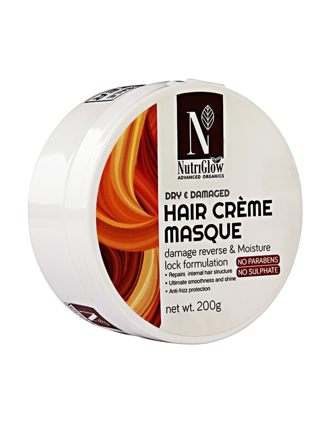 Nutriglow Advanced Organics Hair Creme Masque for Dry & Damaged Hair - 200g Price in India