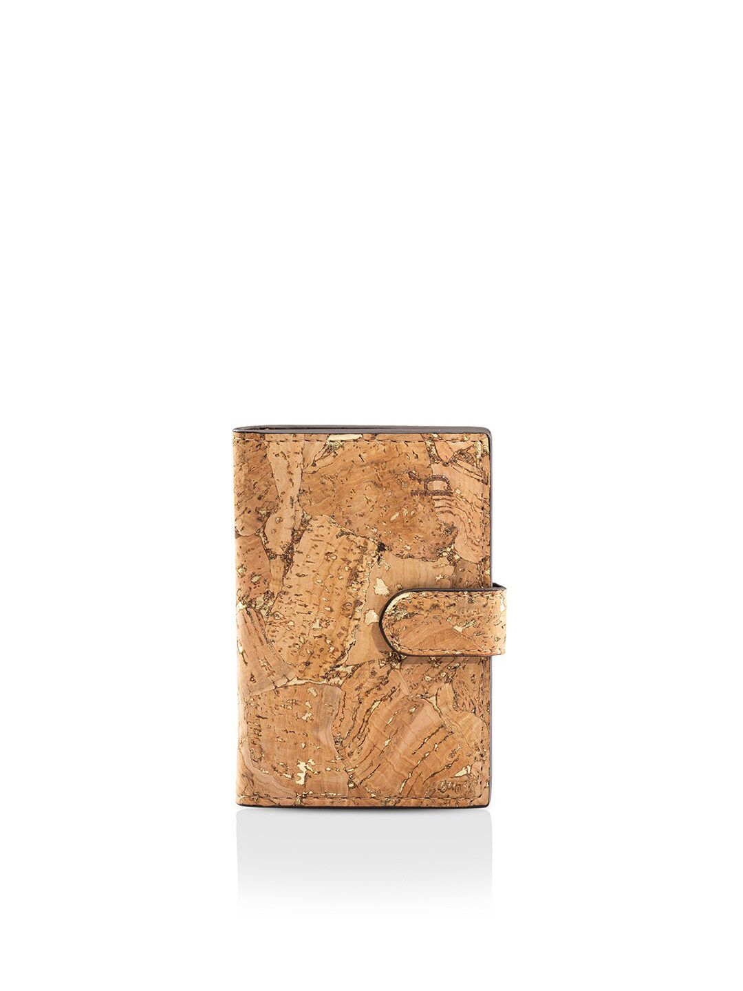 Beej Unisex Gold-Toned Textured Two Fold Wallet Price in India