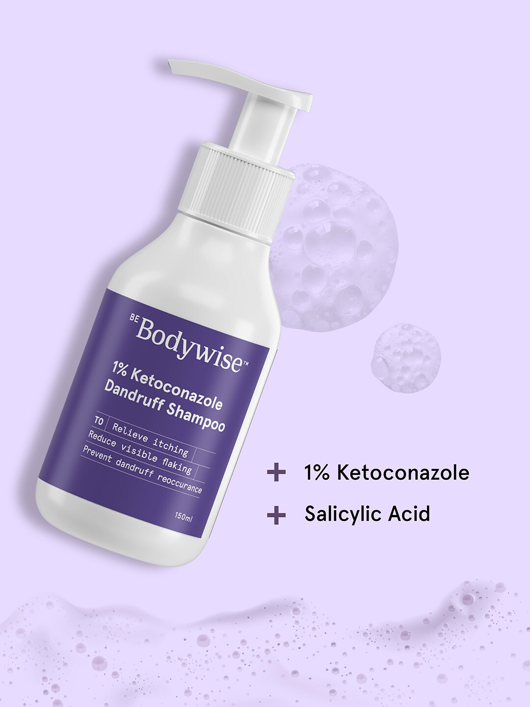 Be Bodywise  1% Ketoconazole Dandruff Control Shampoo 150 ml Price in India