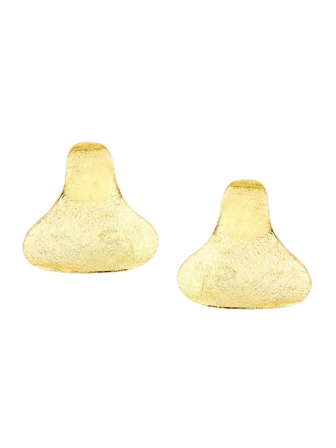 Kshitij Jewels Gold-Toned Contemporary Studs Earrings Price in India