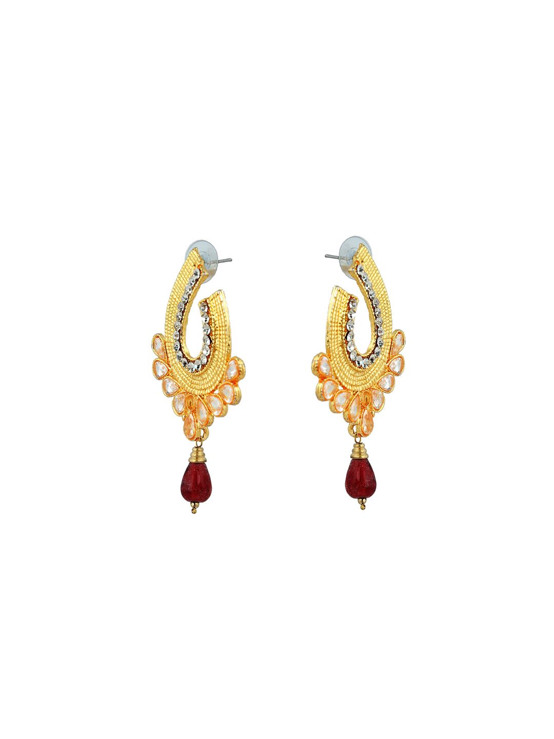 Kshitij Jewels Multicoloured Contemporary Drop Earrings Price in India