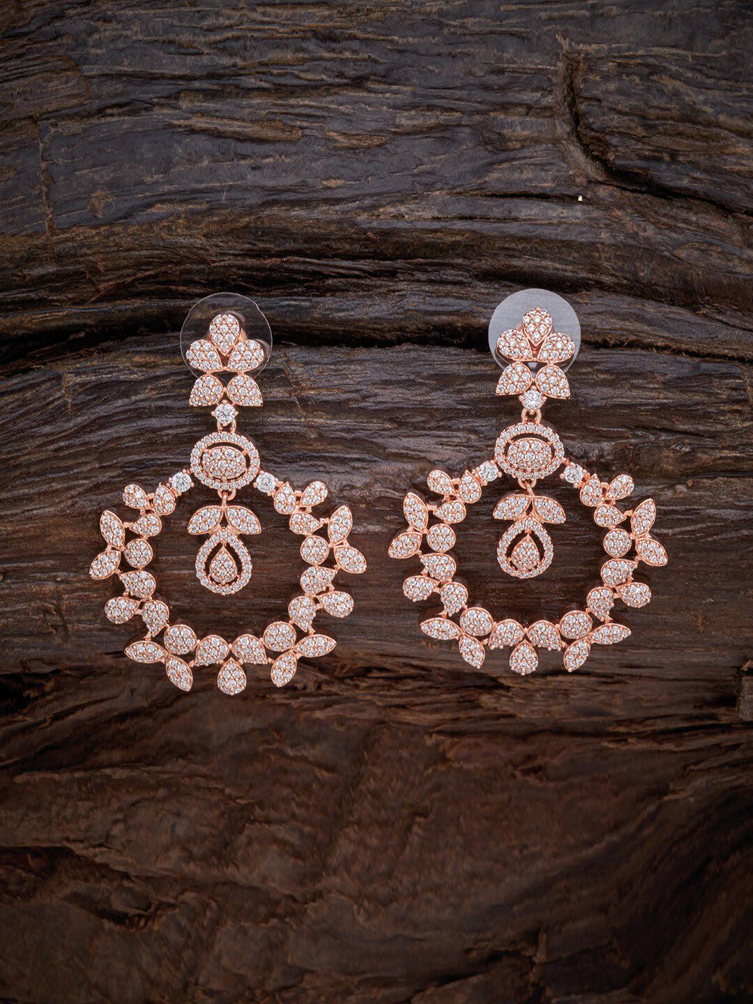 Kushal's Fashion Jewellery White Circular Studs Earrings Price in India