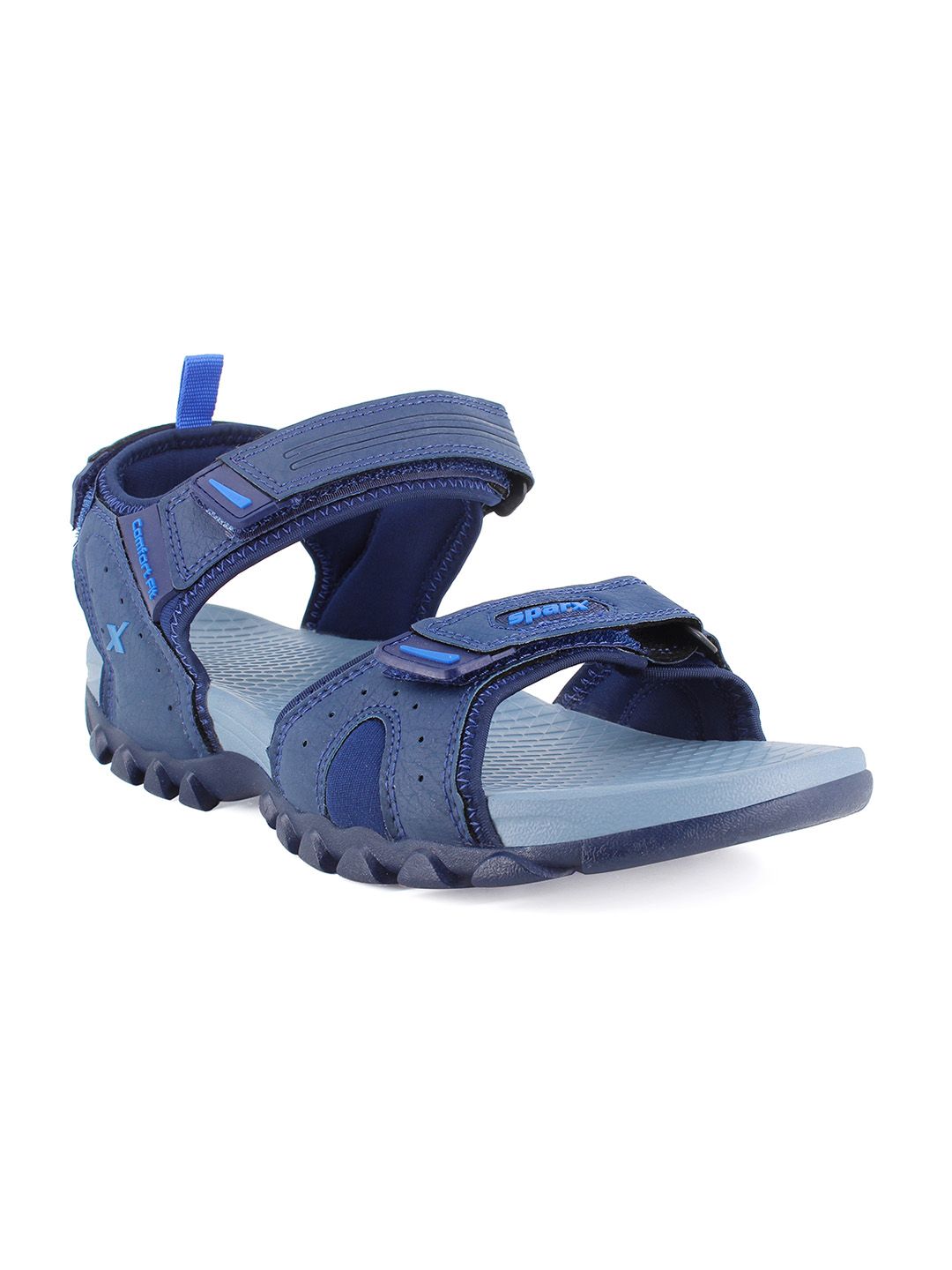 Sparx Men Navy Blue Solid Sports Sandals
