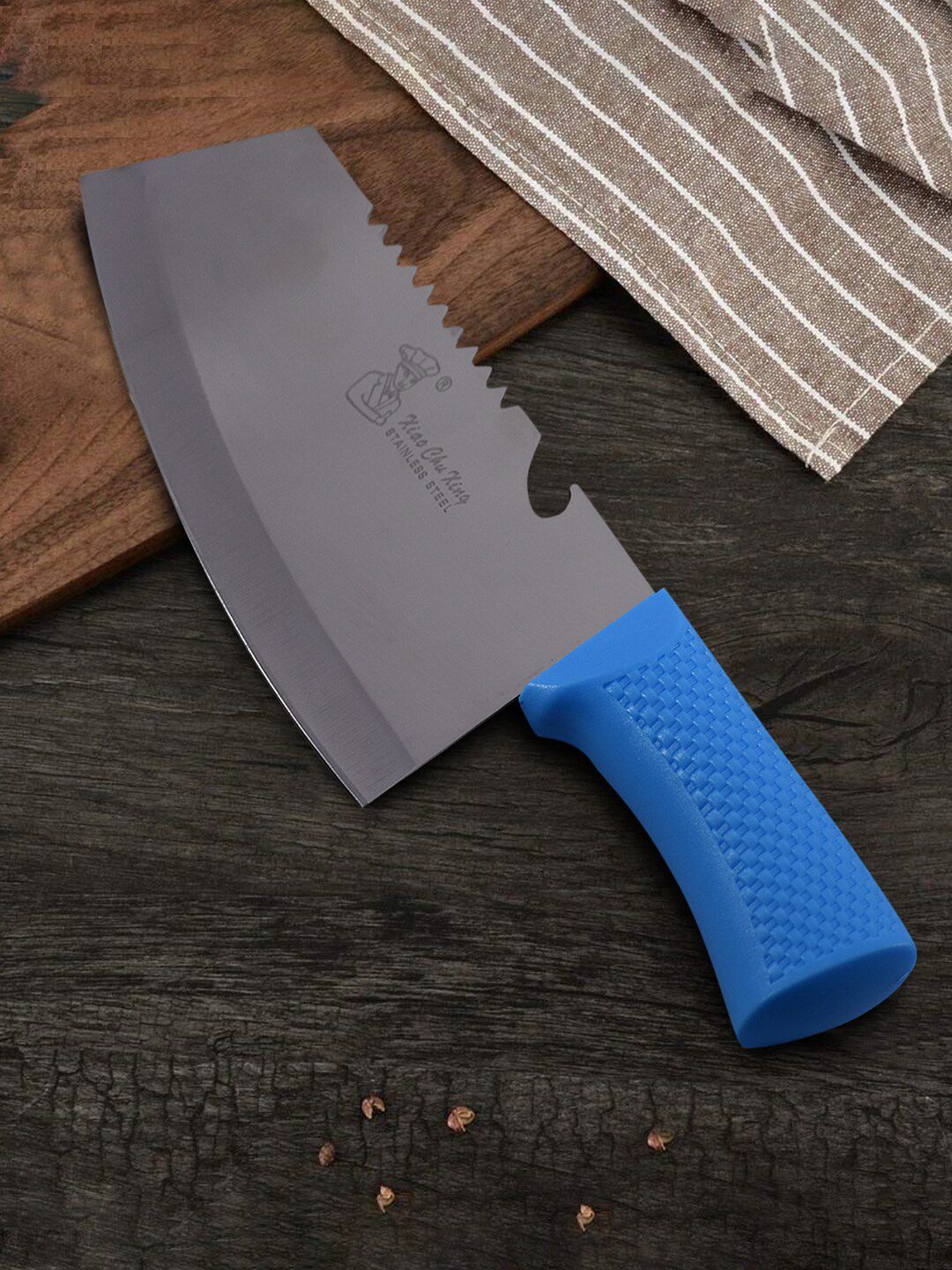Gallery99 Blue Solid Stainless Steel Vegetable Cutting Knife Price in India