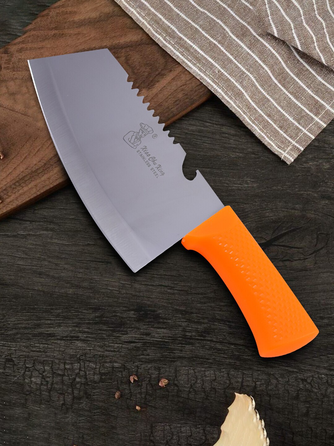 Gallery99 Orange Solid Vegetable Chopping Knife Price in India