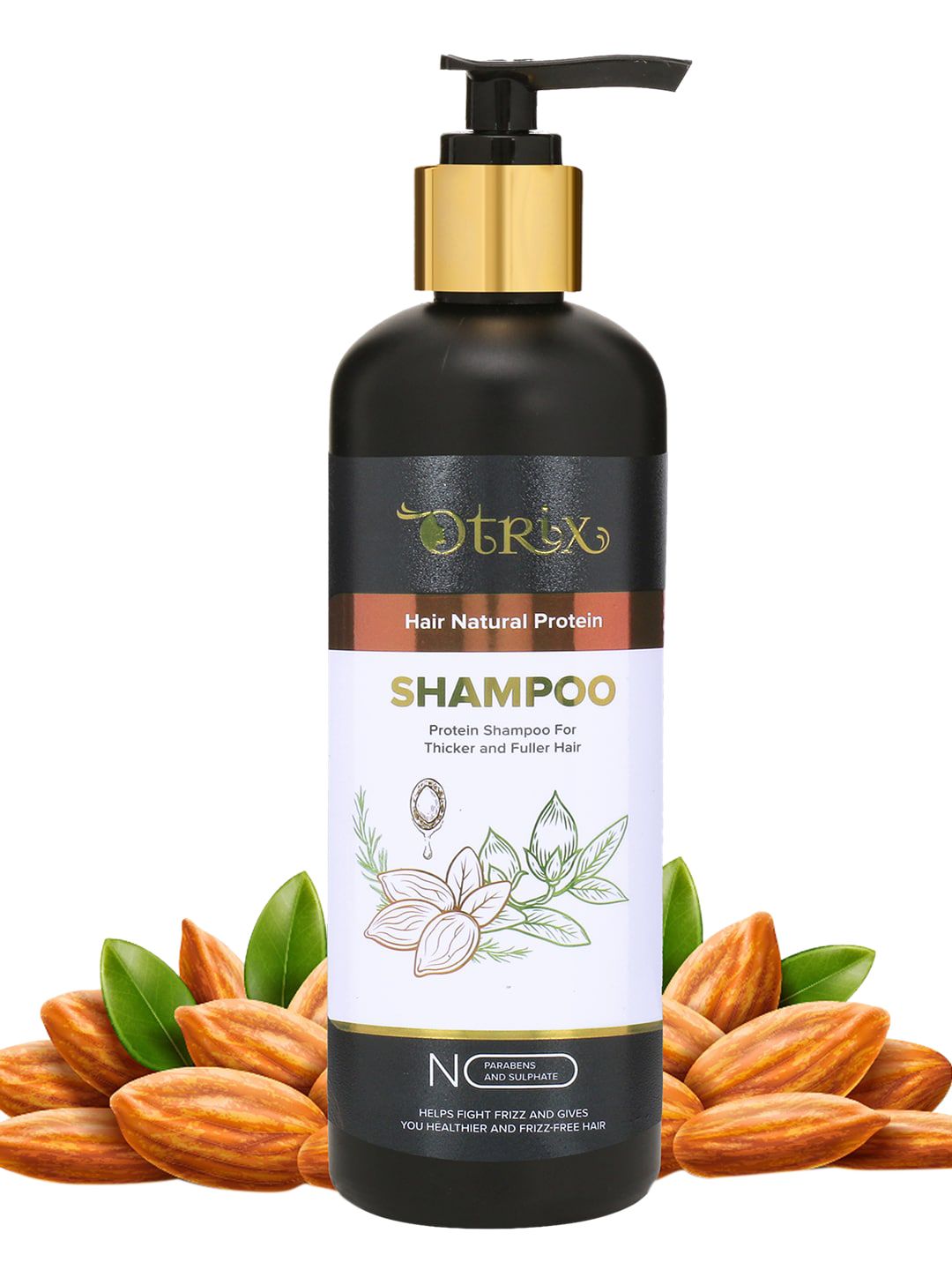 Otrix Hair Natural Protein Shampoo with Argan OIl for Thicker & Fuller Hair - 300ml Price in India